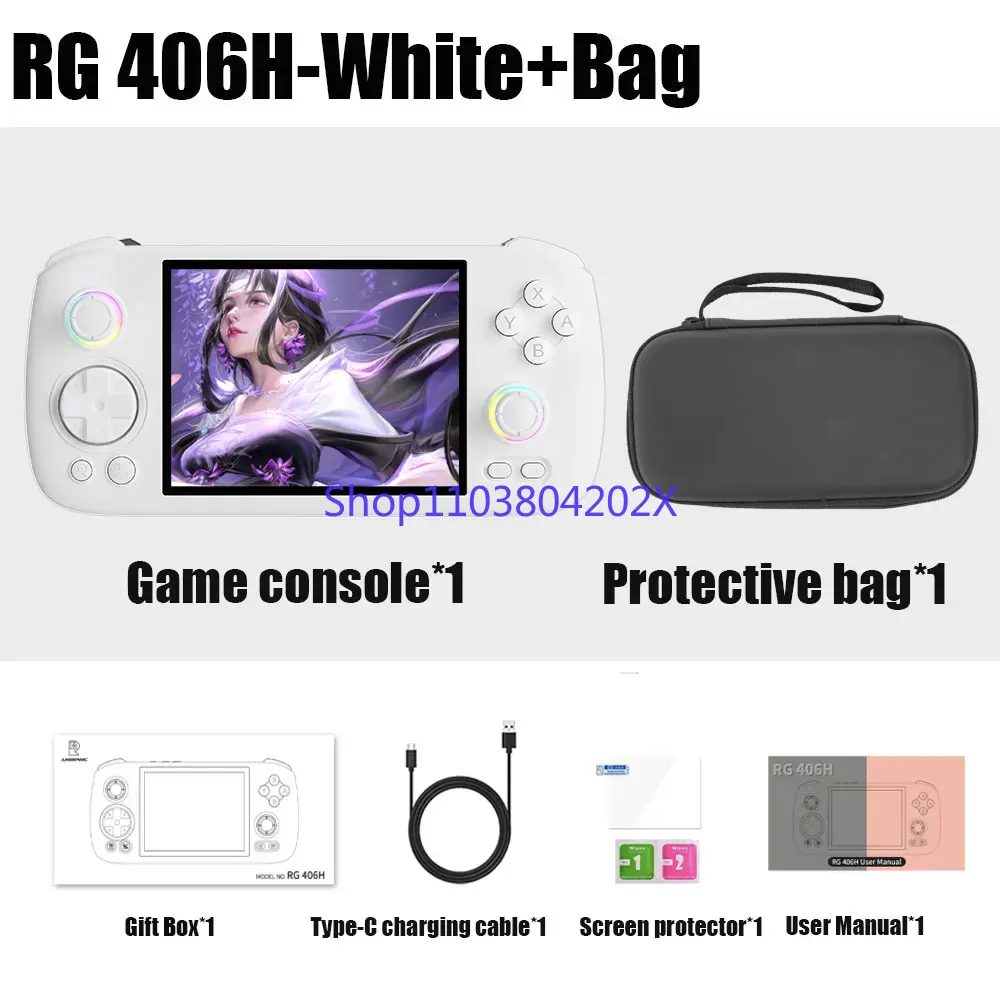 Retro Gaming Images - RG406H RG 406H Handheld Game Console