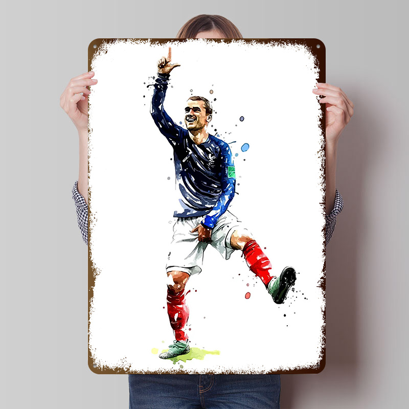 Retro Gaming France - Antoine Griezmann France Printed Poster Customized