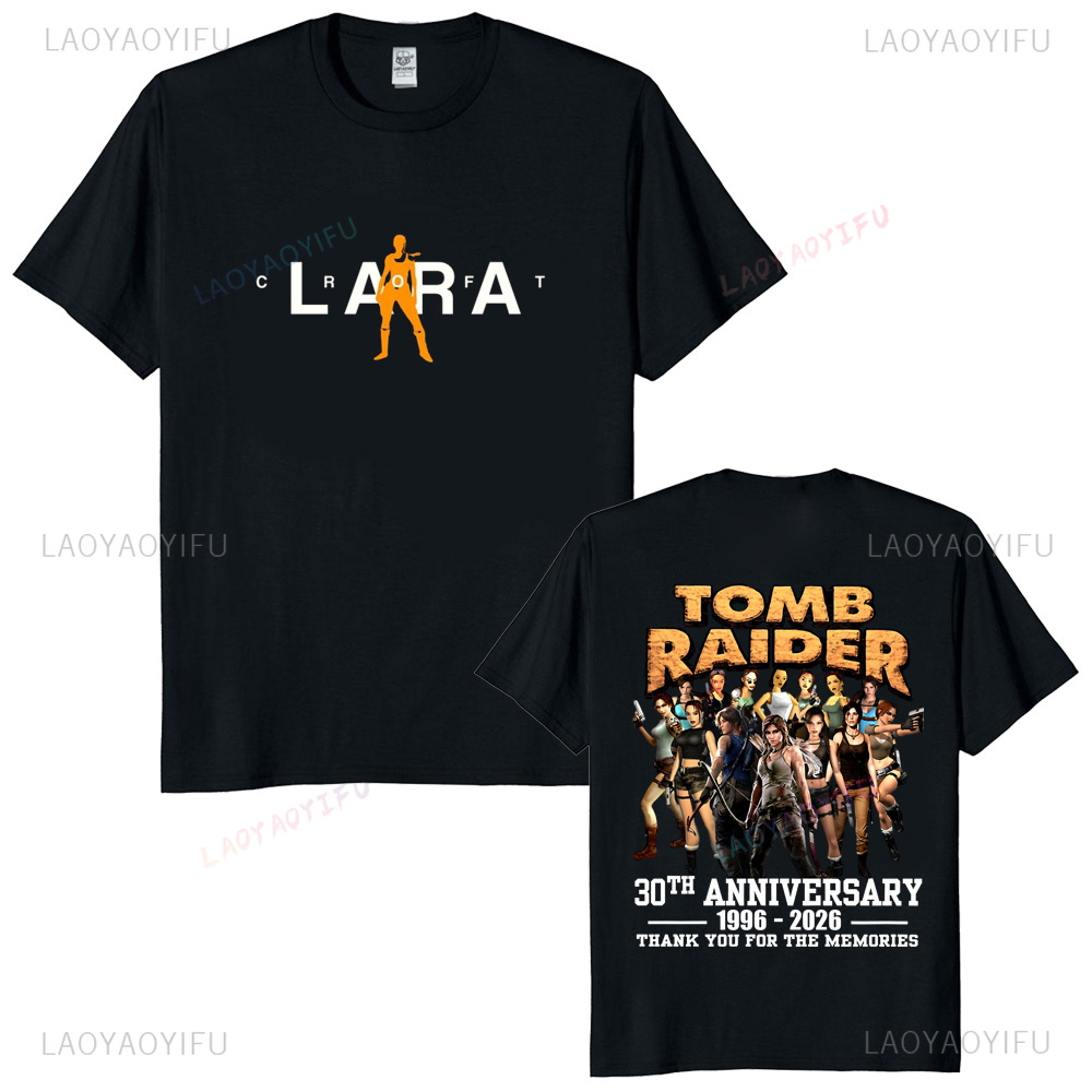 Retro Gaming Gifts - Tomb Raider 30th Anniversary Unisex Vintage