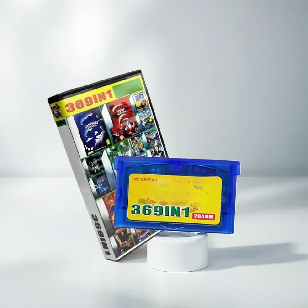 Retro Gaming Gifts - 369 in 1 GBA Game Cartridge