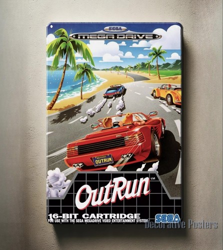 Retro Gaming Video - Outrun Mega Drive Retro Video Game