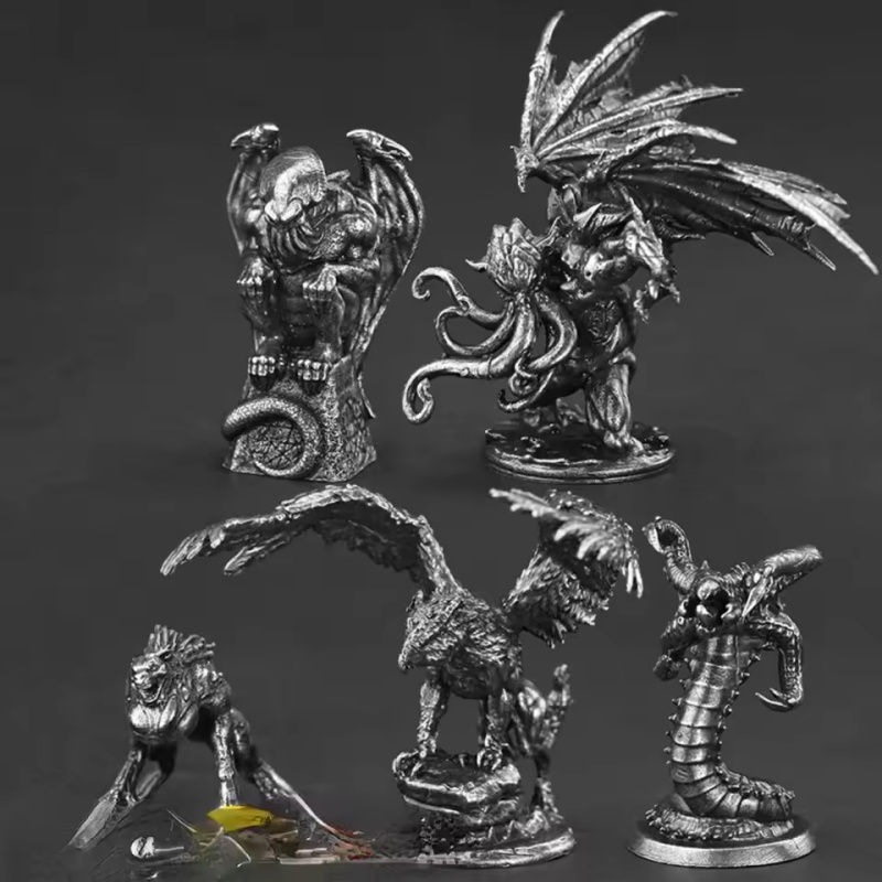 Retro Gaming Gif - Alloy Metal Monster Soldier Miniature Paintable