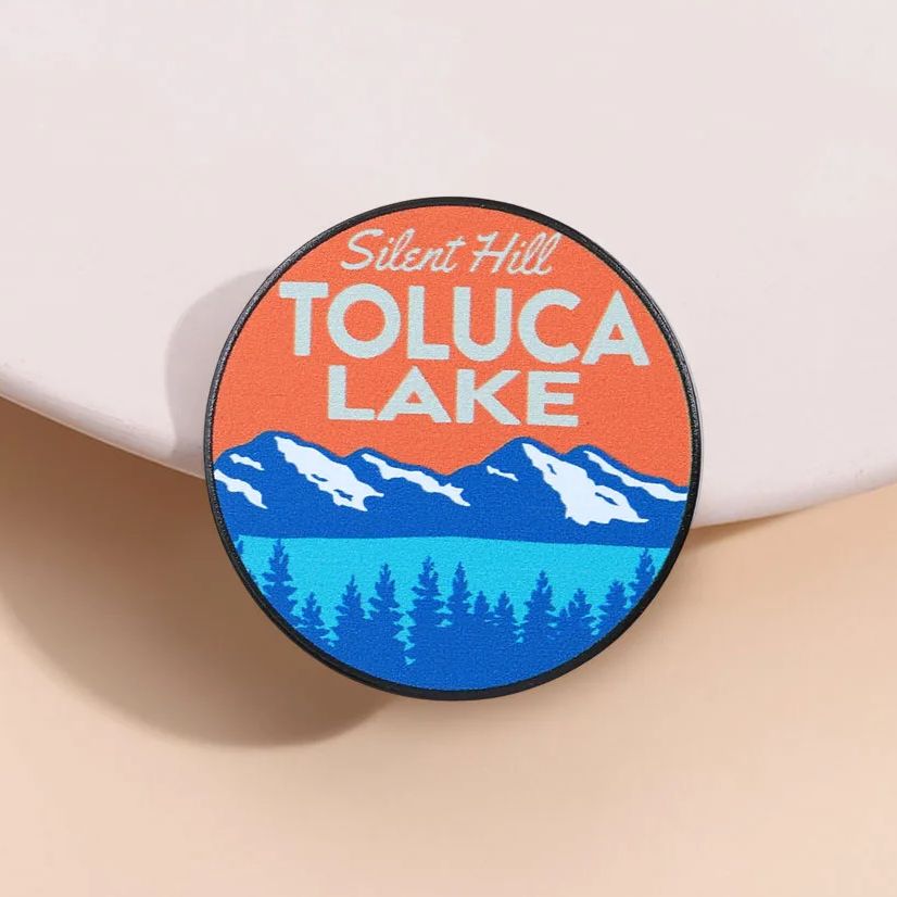 Retro Gaming Gif - Silent Hill Toluca Lake Enamel Pin