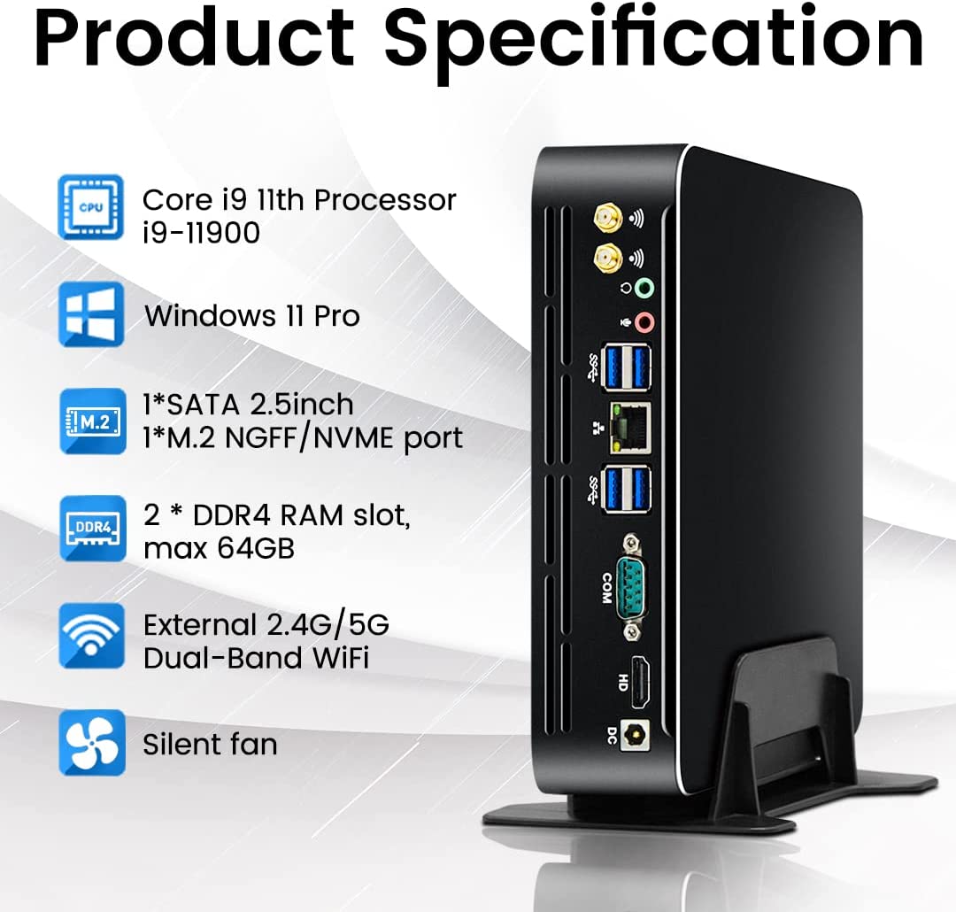 Intel Cpu Core I7 - Partaker 11th Gen Intel Mini PC