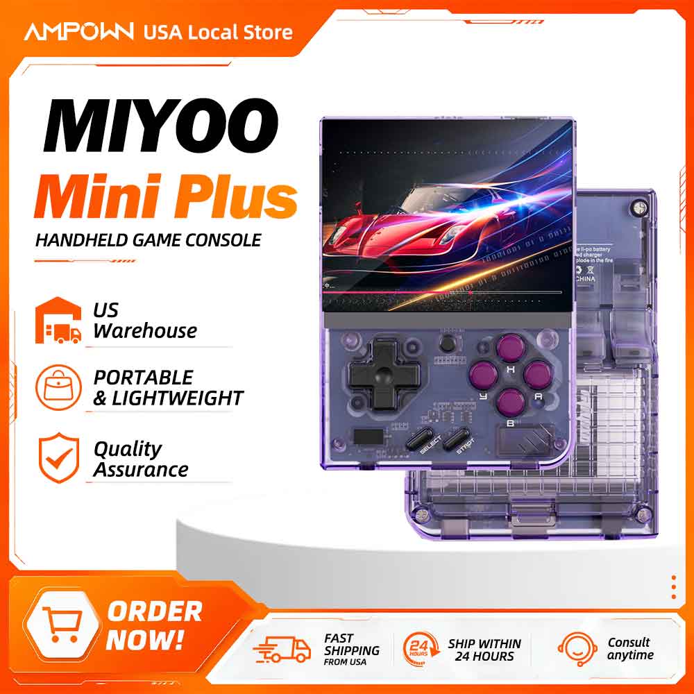 Retro Gaming Images - Miyoo Mini+ Retro Handheld Game Console