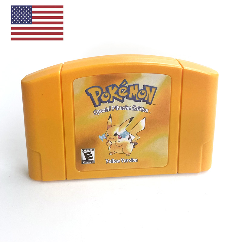 Retro Gaming Video - USA NTSC Version English Pokemon Yellow