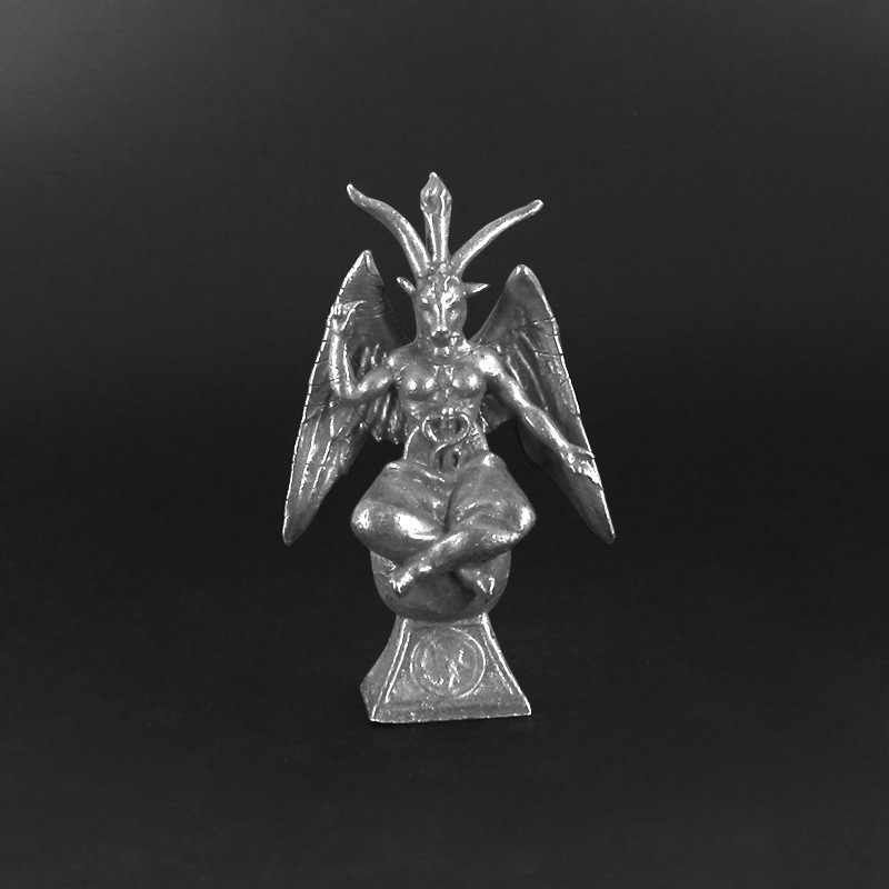 Retro Gaming Gifts - Retro Goat Statue Copper Mini Figurine