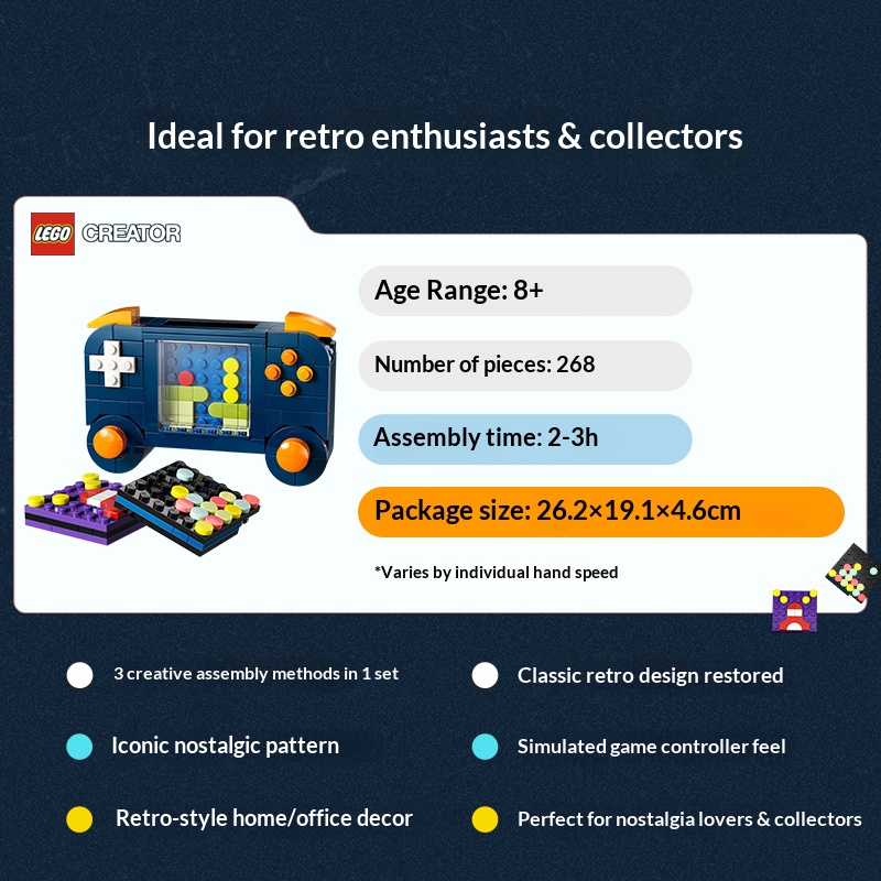LEGO Creator 3in1 Building Blo - Retro Gaming Gifts review and price