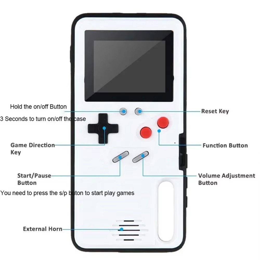 For iPhone 14 16 15 12 13 Pro  - Retro Gaming Projector review and price