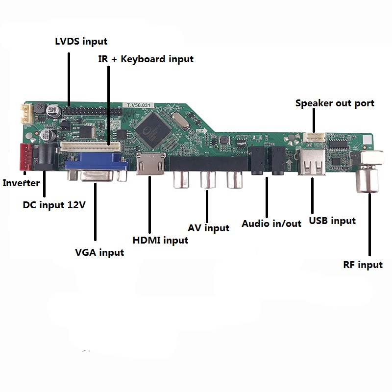 TV56 controller board kit with - Controller Adapter Usb review and price