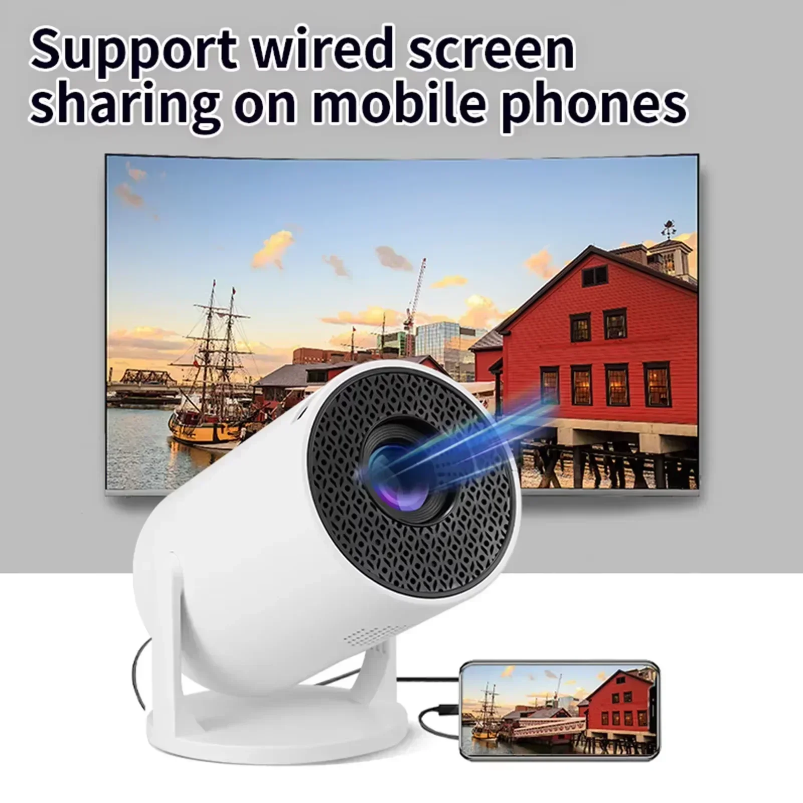 Mini HY300 Smart Android Proje - Retro Gaming Projector review and price