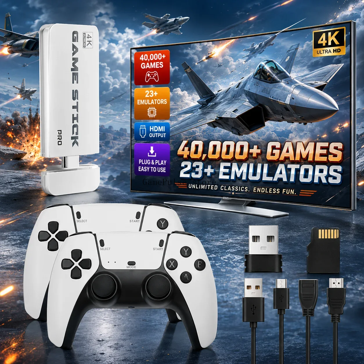 GamePulse M15 Ultra Game Stick - Retro Gaming Tv Box review and price
