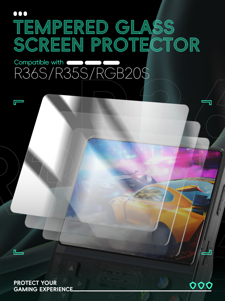 DATA FROG R36S Screen Protecto - Retro Gaming Images review and price