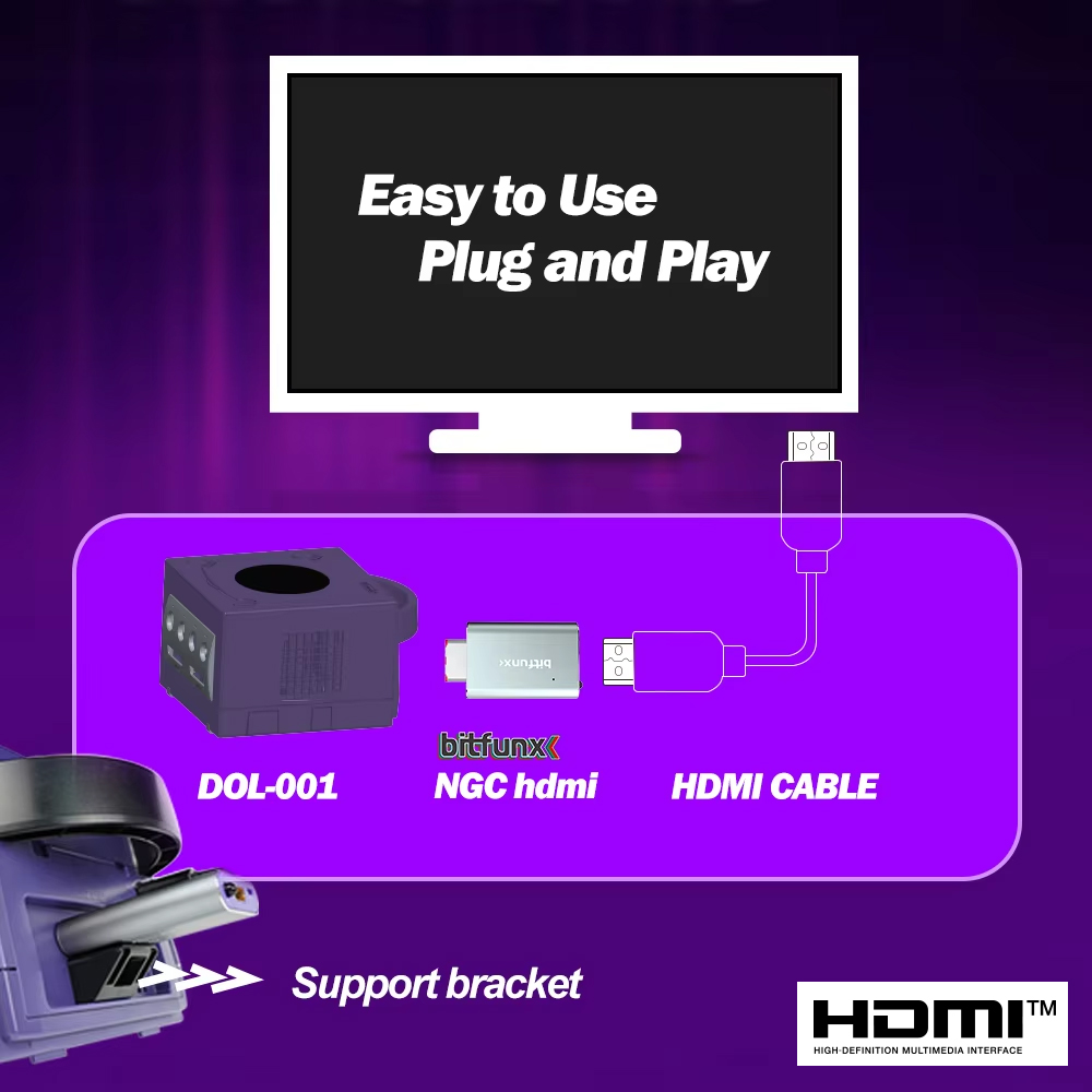 Bitfunx GC Video HDMI™ Adapter - Retro Gaming Upscaler review and price