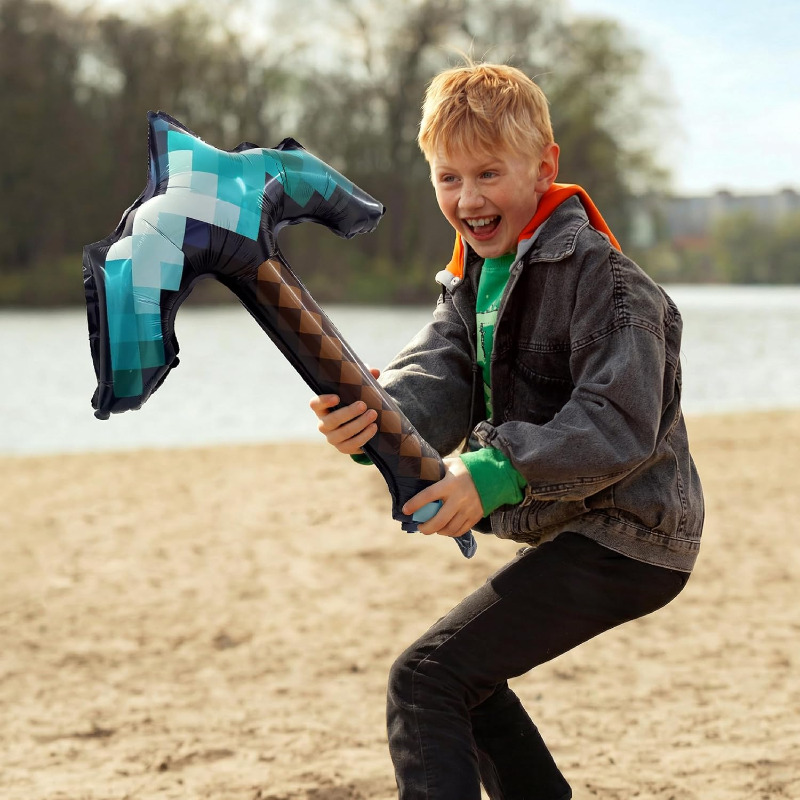 8Pcs Pixel Inflatable Pickaxe  - Retro Gaming Events review and price