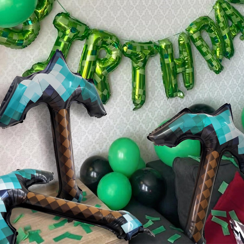8Pcs Pixel Inflatable Pickaxe  - Retro Gaming Events review and price