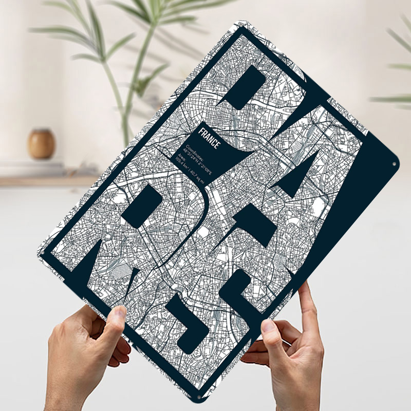 Paris France Map Typography Pr - Retro Gaming France review and price