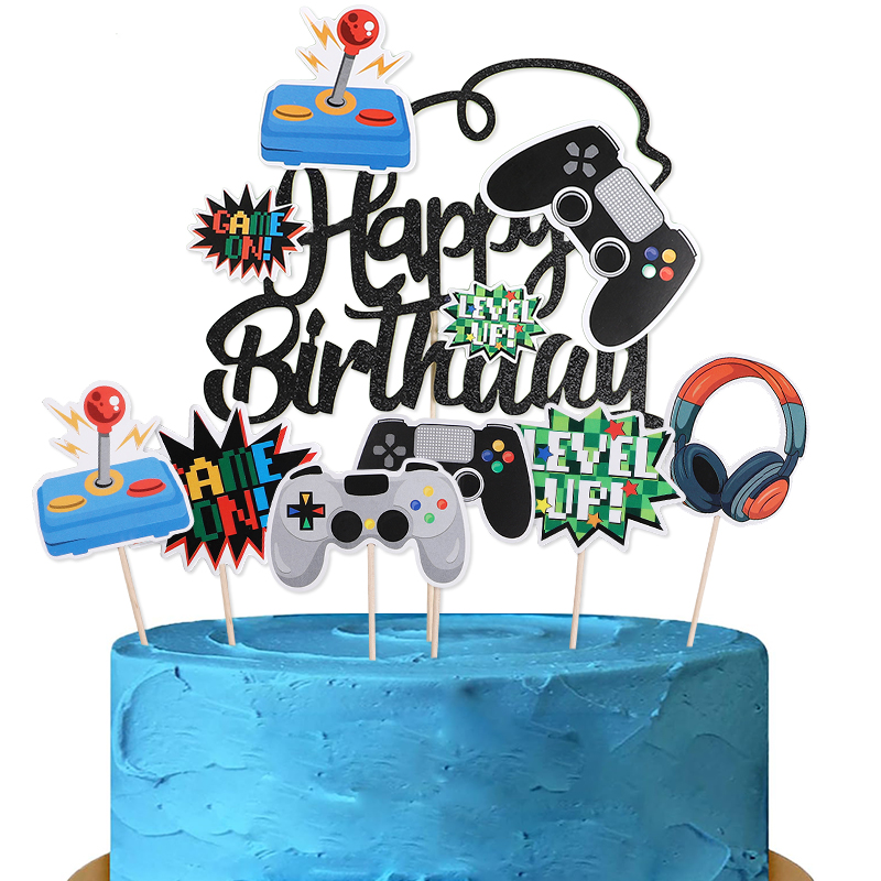 13Pcs Video Retro Game Cake To - Retro Gaming Video review and price