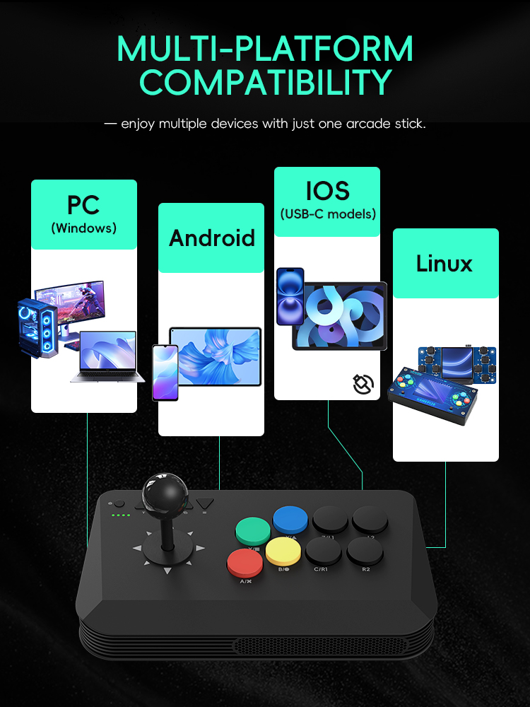 Data Frog Arcade Fighter Stick - Retro Gaming Tv Box review and price