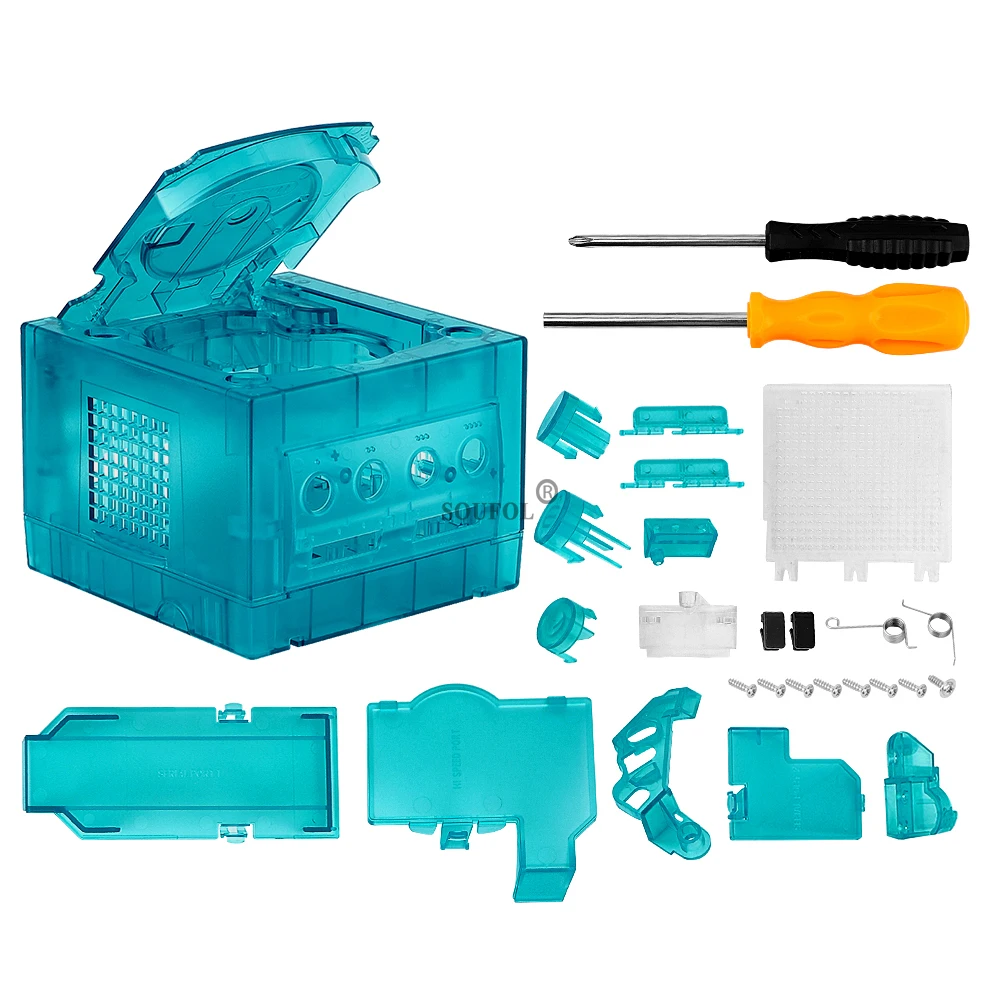 Ice Blue Replacement Case for  - Retro Gaming Video review and price