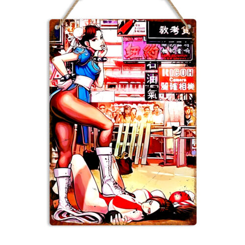 Chun Li Retro Gaming Metal Wal - Retro Gaming Gifts review and price