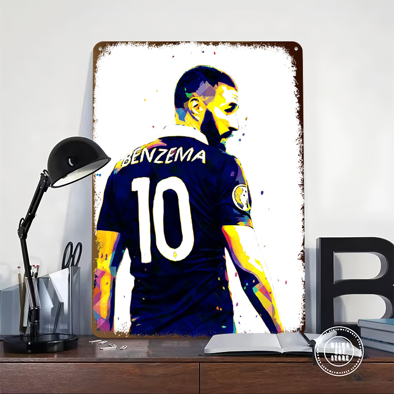Karim Benzema France Poster Re - Retro Gaming France review and price