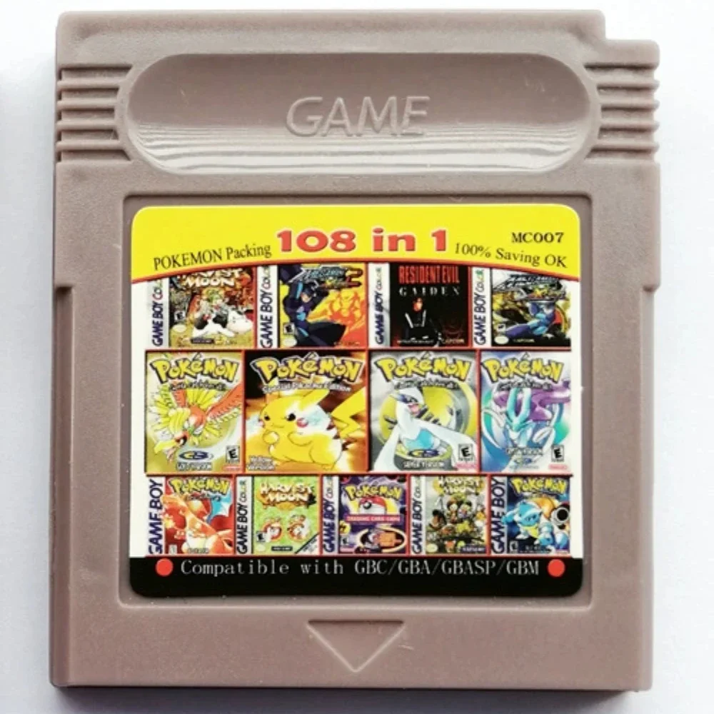 GBC Retro Game Combo Card Poké - Retro Gaming Video review and price