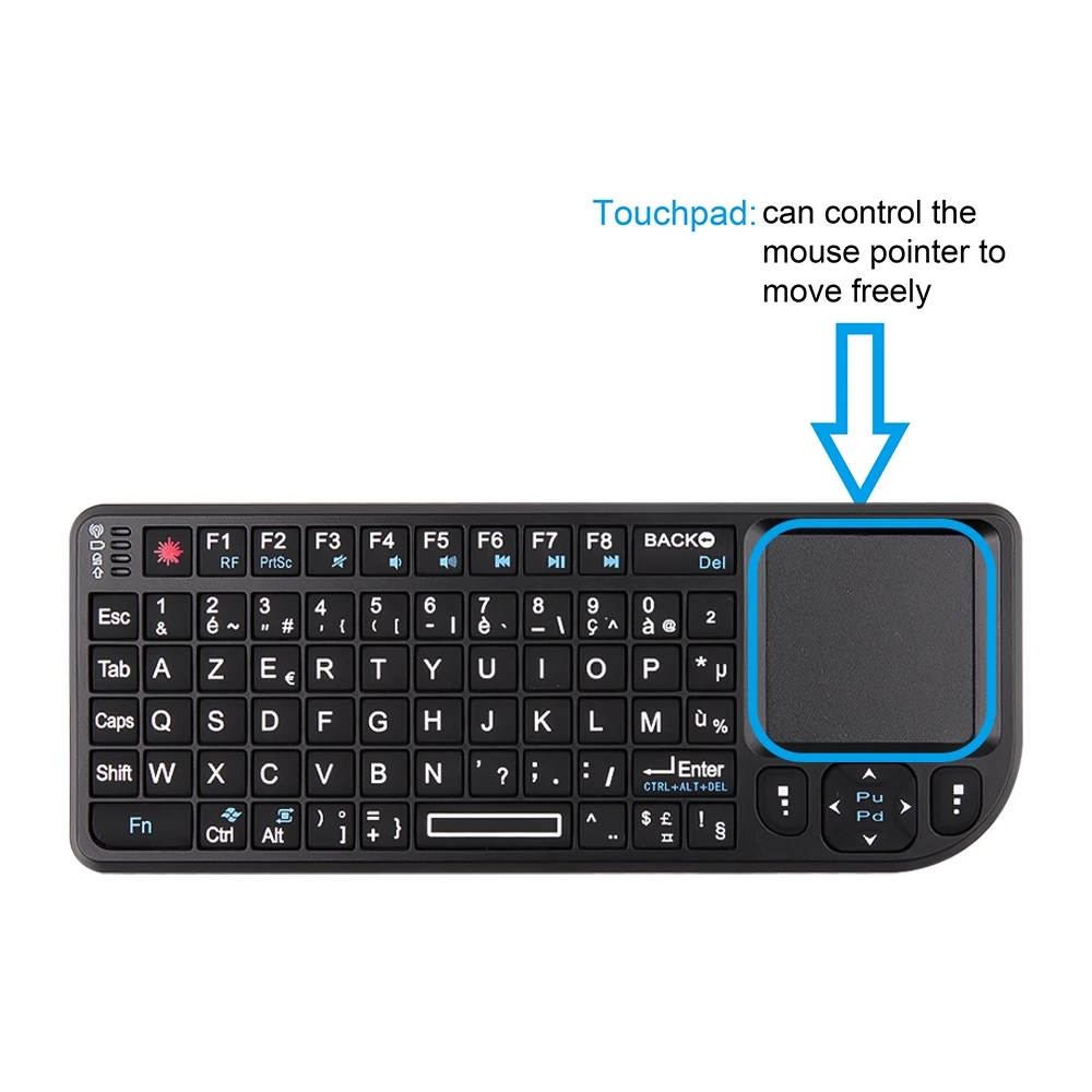 Backlit Mini Wireless Keyboard - Retro Gaming Tv Box review and price