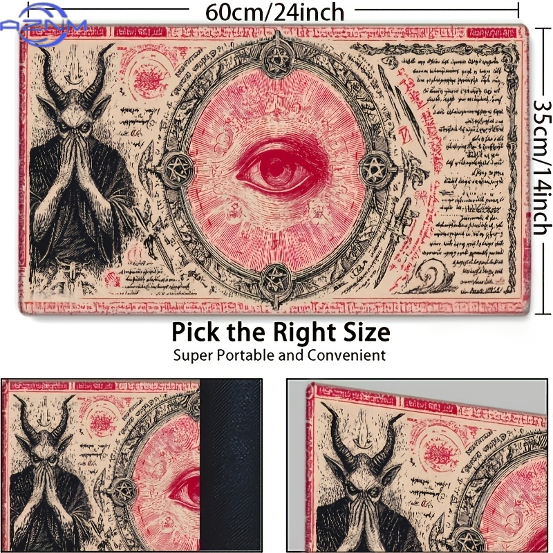 Retro Mystical Ram Eye Playmat - Retro Gaming Events review and price