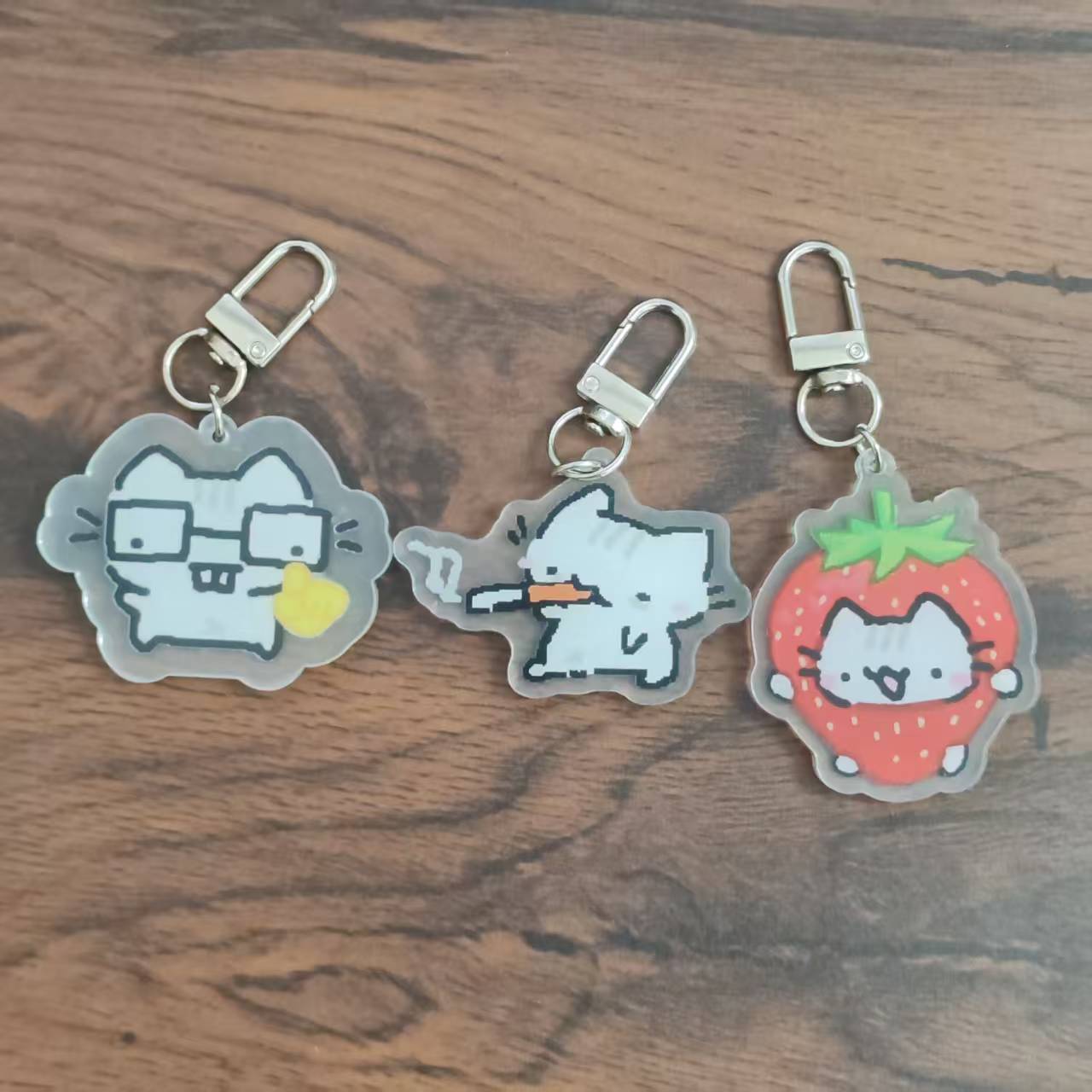 2d Flat Pixel Cat Keychain - G - Retro Gaming Gifts review and price