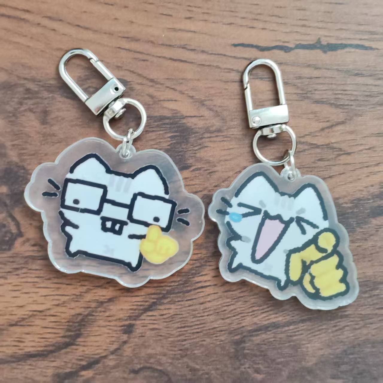2d Flat Pixel Cat Keychain - G - Retro Gaming Gifts review and price