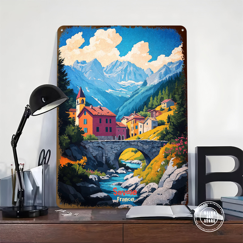 Savoie France Art Tinplate Pos - Retro Gaming France review and price