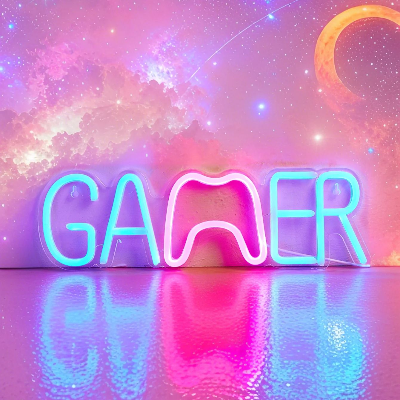 Chi-buy LED Neon Gamer Gamepad - Retro Gaming Projector review and price
