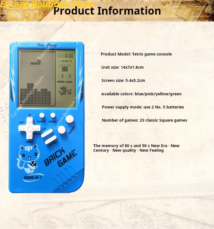 Large Screen Kids Handheld Gam - Retro Gaming Gifts review and price