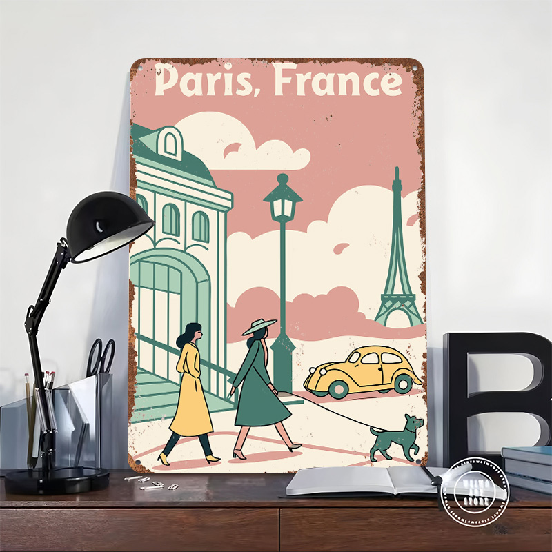 Paris France Travel Printed Po - Retro Gaming France review and price