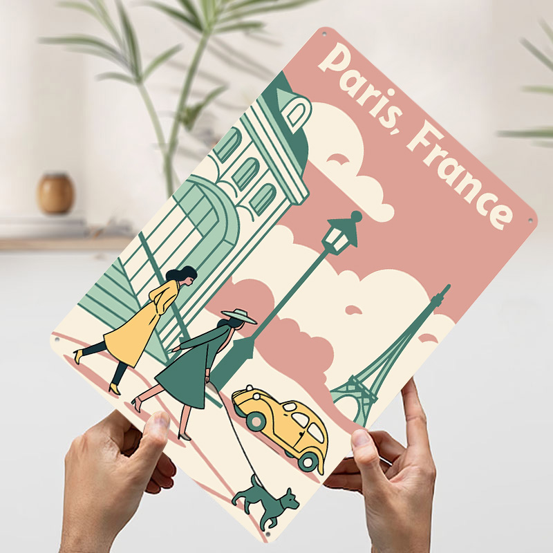 Paris France Travel Printed Po - Retro Gaming France review and price